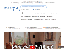 Tablet Screenshot of maroque.co.uk